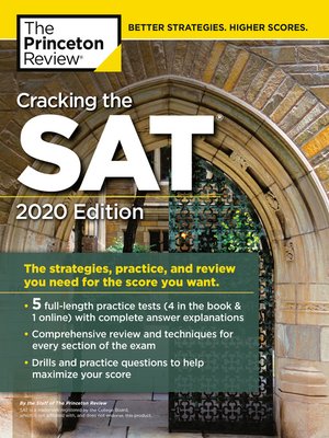 cover image of Cracking the SAT with 5 Practice Tests, 2020 Edition